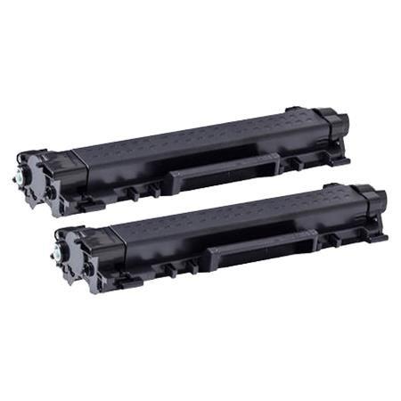 Compatible Twin Pack Brother TN2410 Black Standard Capacity Toner  Cartridges 