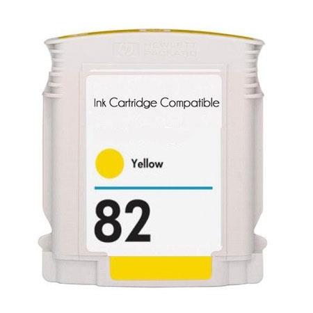 Compatible Yellow HP 82 High Capacity Ink Cartridge (Replaces HP C4913A)