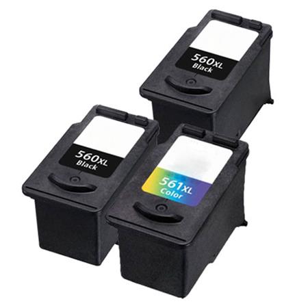 Compatible Multipack Canon PG-560XL/CL-561XL 1 Full Set + 1 EXTRA Black Ink  Cartridge 