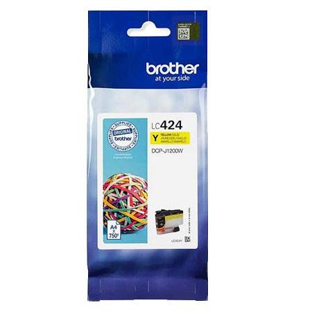 Brother LC424Y Yellow Original Ink Cartridge