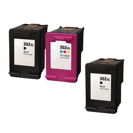 HP 302 XL Black Colour Combo - Ink Cartridges For OfficeJet/ENVY/DeskJet  printer