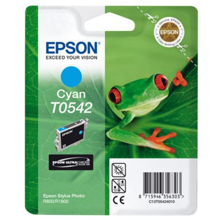 Epson T0542 (T054240) Cyan Original Ink Cartridge (Frog)