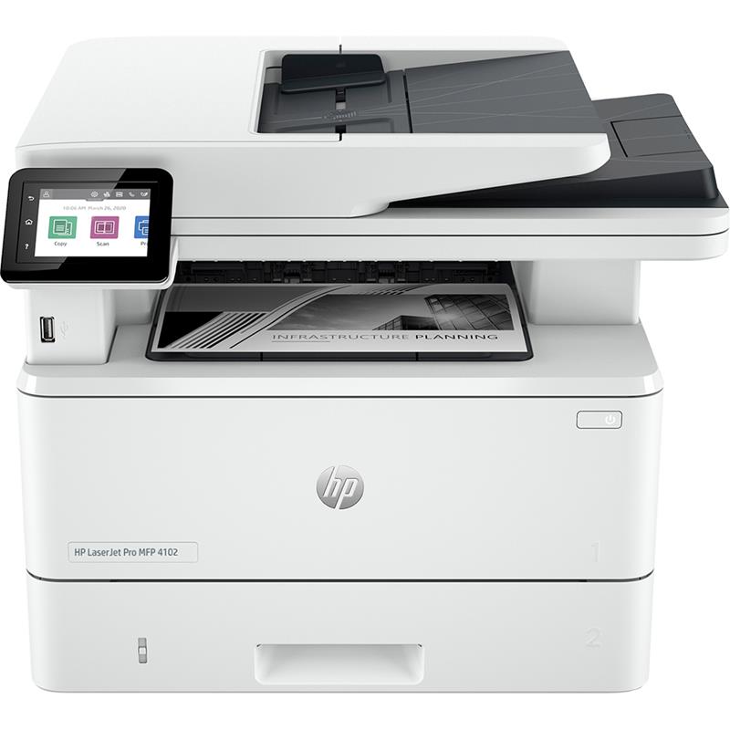 HP LaserJet Pro MFP 4102dw A4 Mono Multifunction Laser Printer