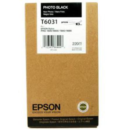 Epson T6031 (T603100) Photo Black High Capacity Original Ink Cartridge