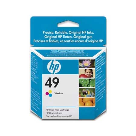 HP 49N Tri-colour Original Low Capacity Inkjet Cartridge