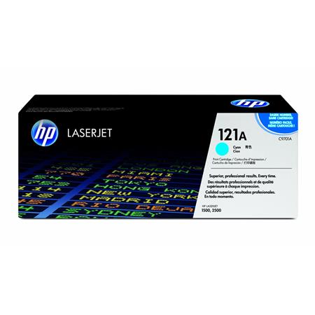 HP Colour LaserJet 121A Cyan Original Toner Cartridge with Smart Printing Technology (C9701A)