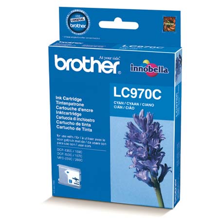 Brother LC970C Cyan Original Print Cartridge