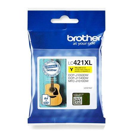 Brother LC421XLY Yellow Original High Capacity Ink Cartridge