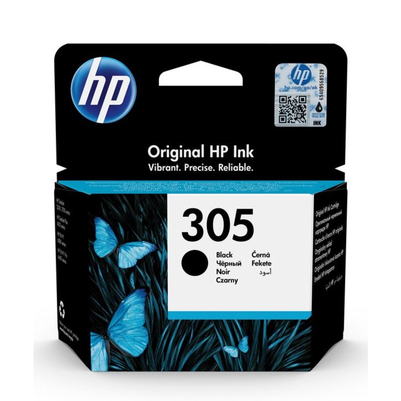 HP 305 Black Original Standard Capacity Ink Cartridge (3YM61AE)