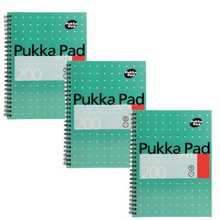 Pukka Pad A5 Jotta Pad Ruled 200 Page Metallic PK3