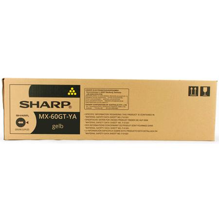 Sharp MX60GTYA Yellow Original Toner Cartridge