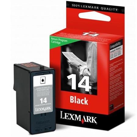 Lexmark No.14 Black Original Return Program Ink Cartridge