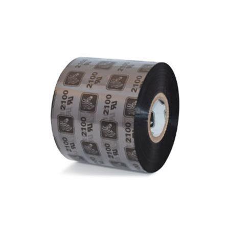 Zebra 02100BK06045 Original Wax Printer Ribbon 2100 (60mm x 450m)