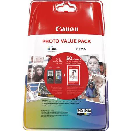 Compatible Multipack Canon PG-540XL/CL-541XL 2 Full Sets + 1 EXTRA Black  Ink Cartridge 