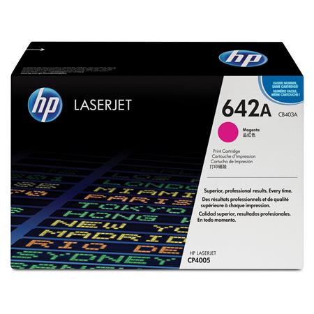 HP Colour Laserjet 642A Magenta Toner Cartridge with HP Colorsphere Toner (CB403A)
