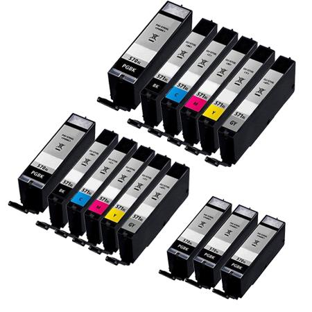 6pcs Compatible canon Pixma TS6050 TS6051 TS6052 TS6053 Printer ink  cartridge pgi570 BK CLI571 BK/C/M/Y/GY
