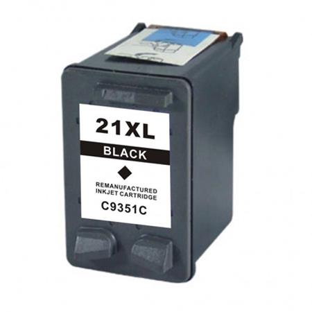 Compatible Black HP 21XL High Capacity Ink Cartridge (Replaces HP C9351CE)