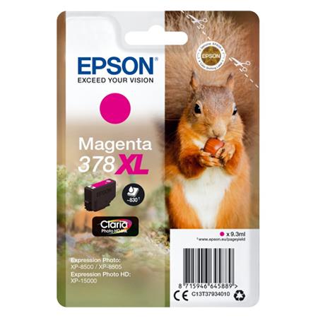 Epson 378XL Magenta Original Claria Photo HD High Capacity Ink Cartridge (Squirrel)