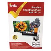 Inkrite PhotoPlus Professional Paper Matt 130gsm 7x5 (50 sheets)