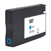 Compatible Cyan HP 937 Standard Capacity Ink Cartridge (Replaces HP 4S6W2NE)