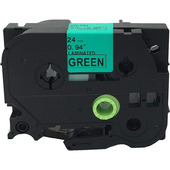 Compatible Brother TZe-751 P-Touch Label Tape (24mm x 8m) Black On Green