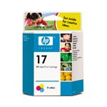 HP 17 Tri-Colour Original Inkjet Print Cartridge