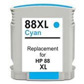 Compatible Cyan HP 88XL High Capacity Ink Cartridge (Replaces HP C9391AE)