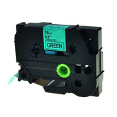 Compatible Brother TZe-741 P-Touch Label Tape (18mm x 8m) Black On Green
