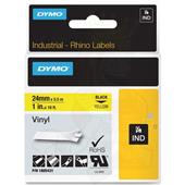 Dymo 18432 (S0718450) Original Label Tape (12mm x 5.5m) Black On Yellow