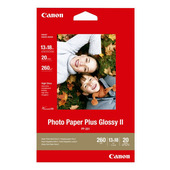Canon Paper PP-201 Photo Paper Plus Glossy II 260gsm 13x18cm (5x7") - 20 Sheets