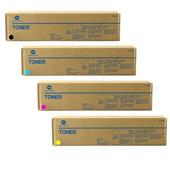 Konica Minolta 171-0551-100 Original Multi Pack(B/C/M/Y) Laser Toner Cartridges
