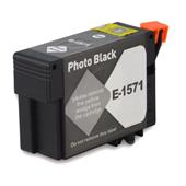 Compatible Photo Black Epson T1571 Ink Cartridge (Replaces Epson T1571 Turtle)