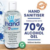 Liquid Gel Hand Sanitiser 70% Alcohol - 500ml