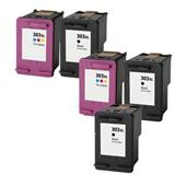 HP 303XL Black & Colour Ink Cartridge Bundle Pack