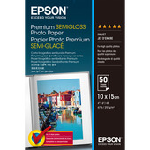 Epson S041765 Premium Semi-Gloss Photo Paper 10 x 15 cm 251gsm (50 sheets)