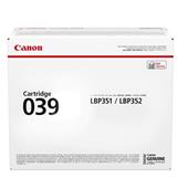 Canon 039 (0287C001) Black Original Standard Capacity Toner Cartridge