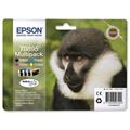 Epson T0895 (T089540) Colour Original Ink Cartridge Multipack (Monkey)