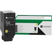 Lexmark 81C2XY0 Yellow Original High Capacity Return Programme Toner Cartridge