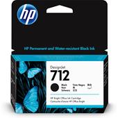 HP 712 (3ED70A) Black Original Standard Capacity DesignJet Ink Cartridge