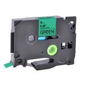 Compatible Brother TZe-721 P-Touch Label Tape ( 9mm x 8m) Black On Green