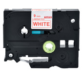Compatible Brother TZe-222 P-Touch Label Tape ( 9mm x 8m) Red On White