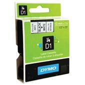 Dymo 45013 (S0720530) Original Label Tape (12mm x 7m) Black on White