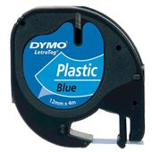 Dymo 91205 (S0721650) Original Label Tape (12mm x 4m) Black On Blue