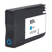 Compatible Cyan HP 937e High Capacity Ink Cartridge (Replaces HP 4S6W6NE)