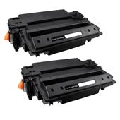Compatible Twin Pack HP 11XX Black Extra High Capacity Toner Cartridges 