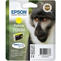 Epson T0894 (T089440) Yellow Original Ink Cartridge (Monkey)