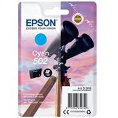Epson 502 (T02V24010) Cyan Original Standard Capacity Ink Cartridge (Binocular)