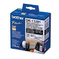 Brother DK-11201 Original Label Tape - (29mm x 90mm) Black on White x 400