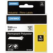 Dymo 18508 (S0718160) Original Label Tape (9mm x 5.5m) Black On Clear