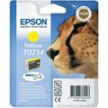 Epson T0714 (T071440) Yellow Original Ink Cartridge (Cheetah)